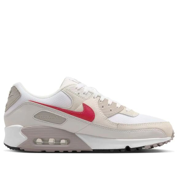 Nike Air Max 90. SIZE 9 White College Vast Grey University Red - DM0029-113 - Picture 6 of 8